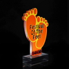 Customized 14km/21km Festival of The Feet Acrylic Trophy 