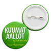 Cheap Customized 44mm Tin Button Badge with Plastic Back