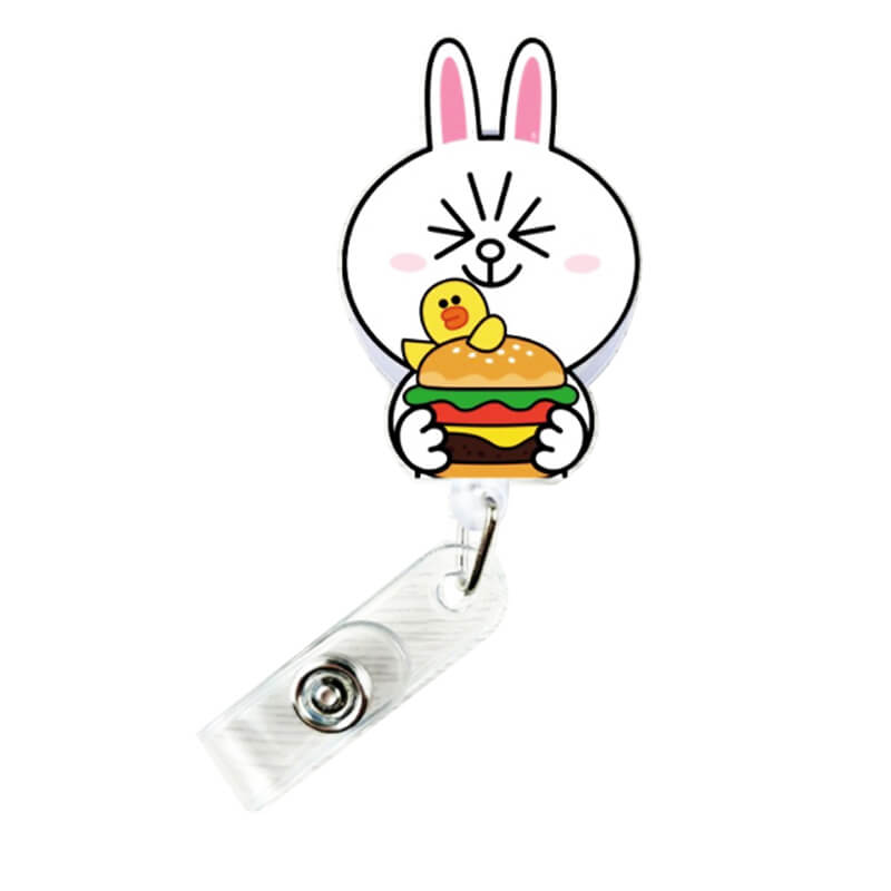 Retractable Custom Cartoon Badge Reel