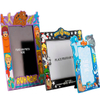 Custom Cartoon Gift PVC Rubber Photo Frame with Magnetic Back