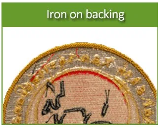 iron on backing 
