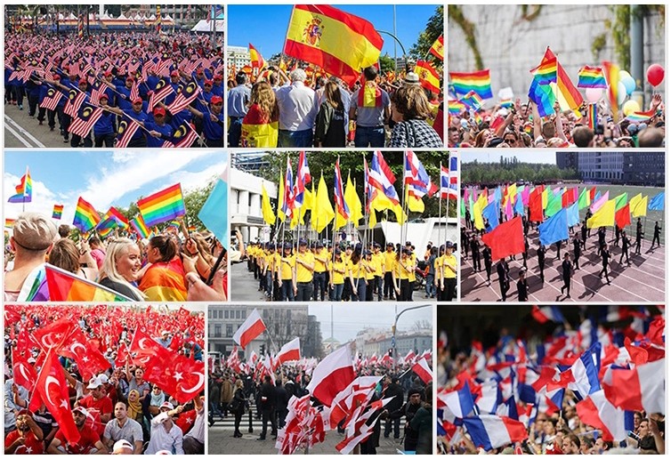 Hand Flags