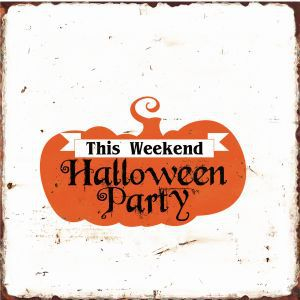 30X30cm High Quality Halloween Wall Mounted Tin sign