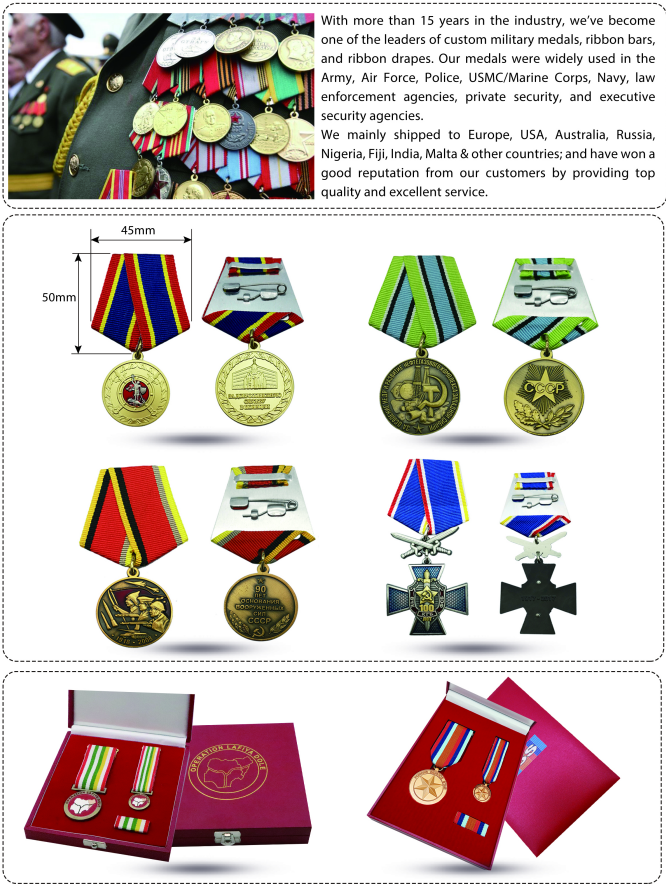 Military Medal & Ribbon Drapes