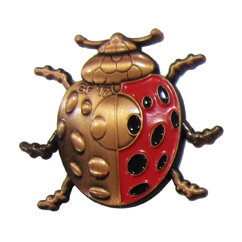Ladybug lapel pin 