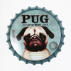 American creative retro 3D beer bottle cap tin painting 
