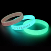 Wholesale Promotional Glowing Luminous Silicone Wristband