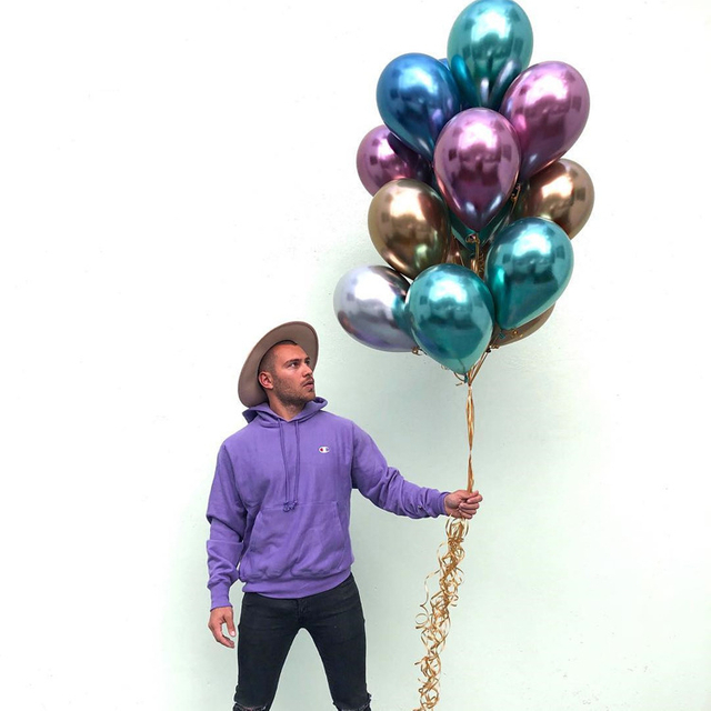  Promotional Gift Advertising Metallic Latex Party Balloon