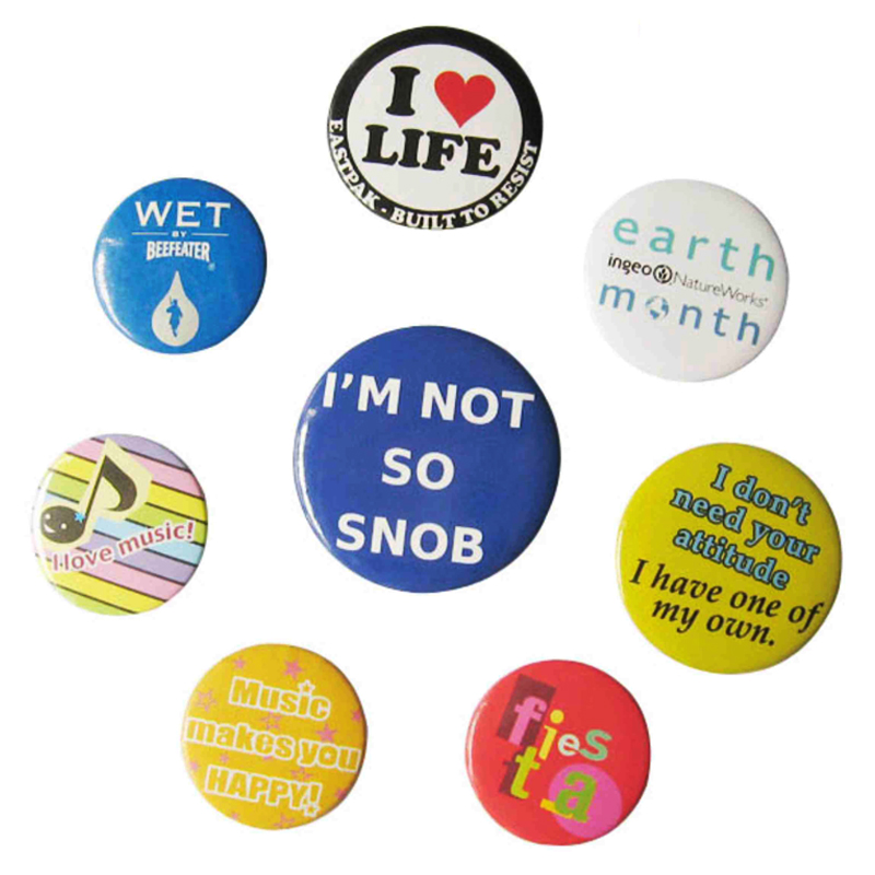 tin button badge lapel pin 