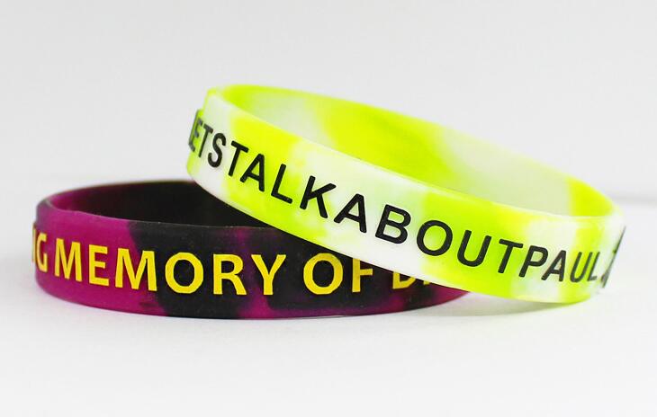 Embossed Silicone Bracelet 