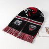 Custom Jacquard Logo Acrylic Scarf for Sports Shawls