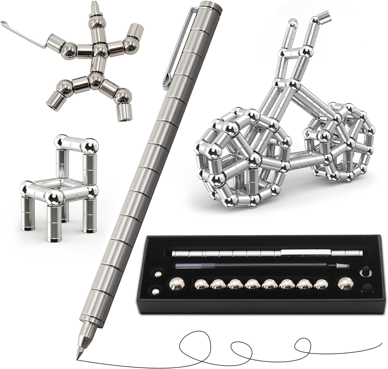 Magnetic Fidget Writing Ballpoint Pen