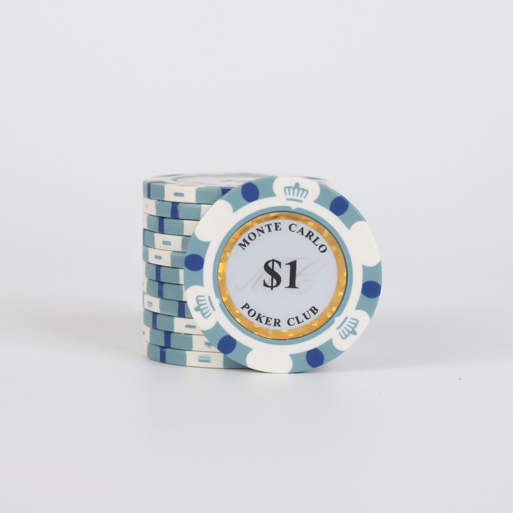 Round Clay Poker Clips
