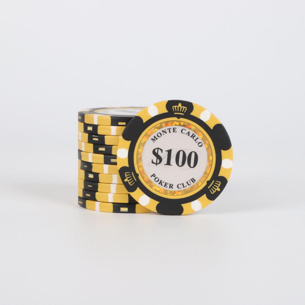 Round Clay Poker Clips