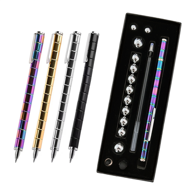 Luxury Multifunctional Magnetic Fidget Writing Ballpoint Pen