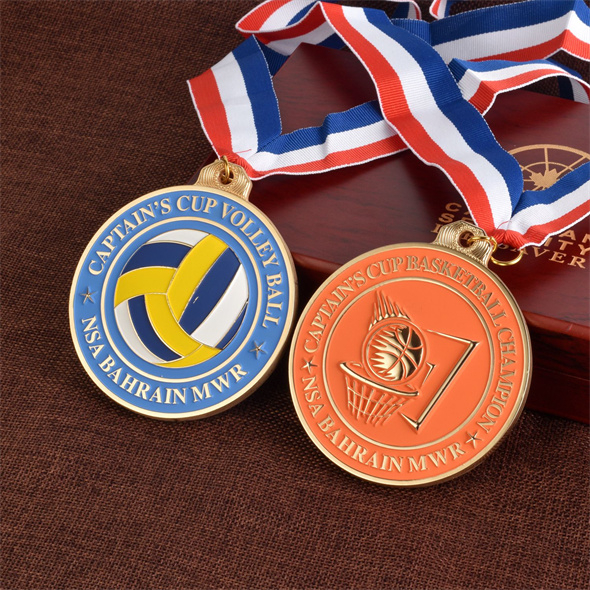 Customized CAPTAIN'S CUP Champion Volleyball Sport Medal