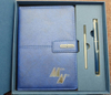Custom Logo PU Notebook Pen with Refill Business Gift Set