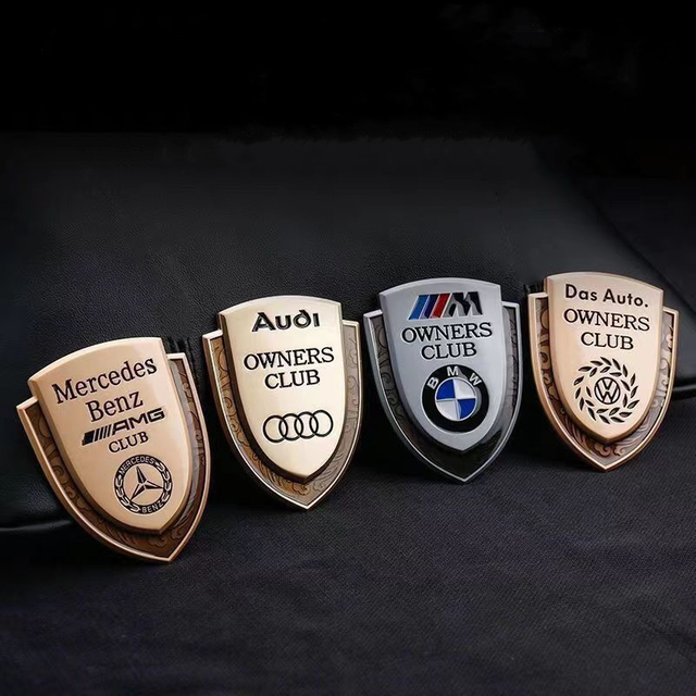 Custom Metal Zinc alloy Soft Enamel Car Emblems 