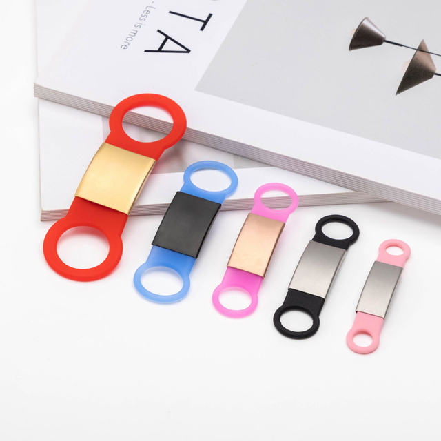 New Design Personalized Laser Logo Silicone Pet ID Tag