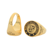 Custom 925 Silver St. Clement's School Graduation Ring Gift