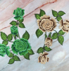 No MOQ Custom Fashion Multicolor Flower Embroidered Patches