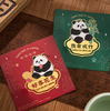 Customized Wholesale Panda Blessing Gift Metal Bookmarks 