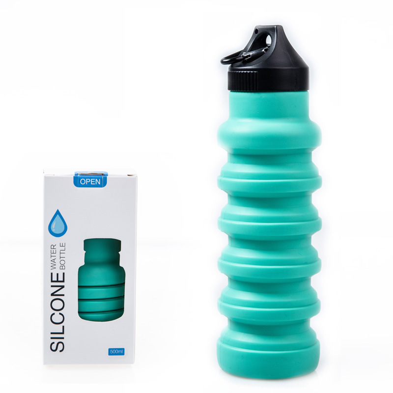 Silicone Foldable Drink Gym Travel Tumbler Cup 
