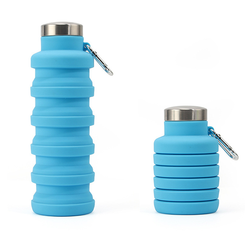 Silicone Foldable Drink Gym Travel Tumbler Cup 