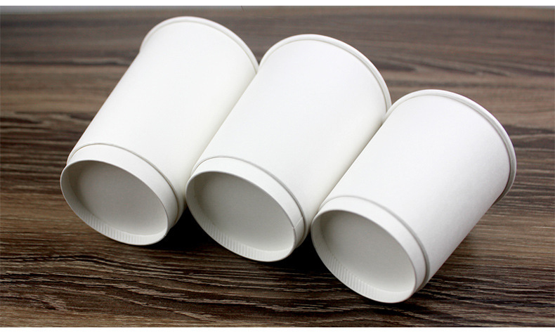 Disposable Coffee Tea Paper Cup with Lid