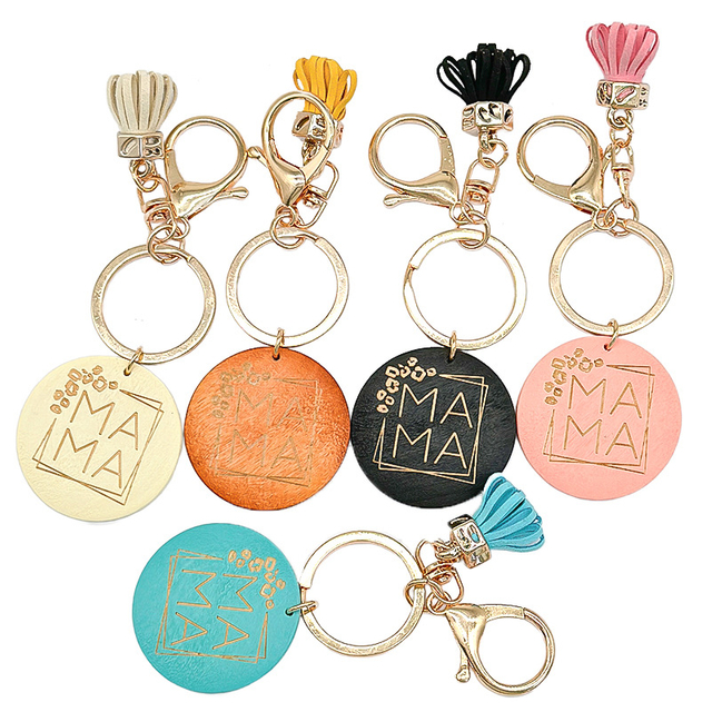 Personalized Wooden Keyrings in Different Shapes