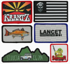 2024 Hot Sell Fashion Brand Logo Sublimation Printing Patch 
