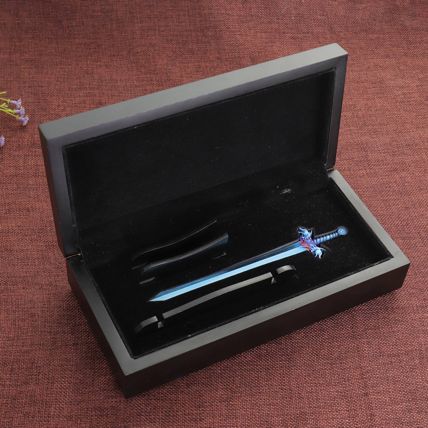 Metal Mini Replica Sword Box 