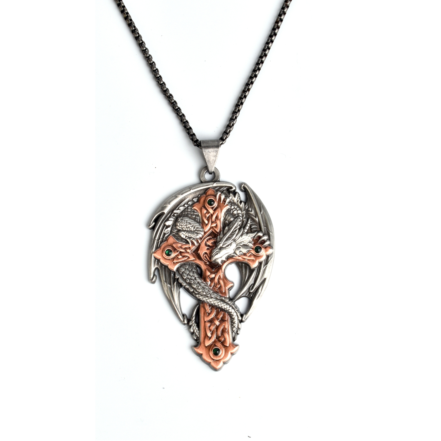 antique silver + antique copper 