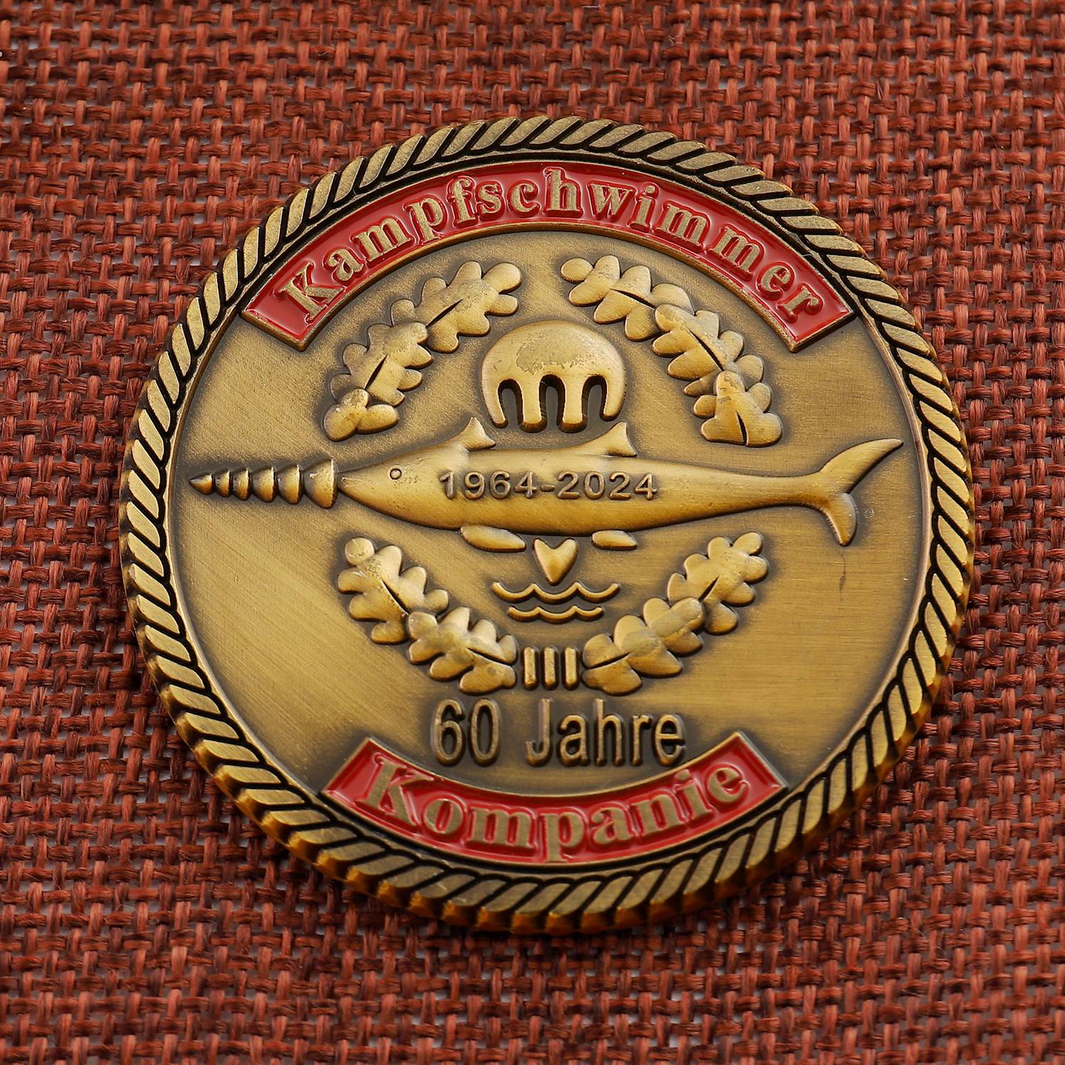 Antique bronze Challenge Coin
