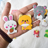  Animal Soft PVC 3D UV Printing Refrigerator Fridge Magnet 