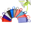 Personalized Soft PVC Luggage Bag Tag with plastic Rope