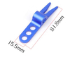 Wholesale Blank Zinc Aluminum Alloy Green Golf Divot Tool