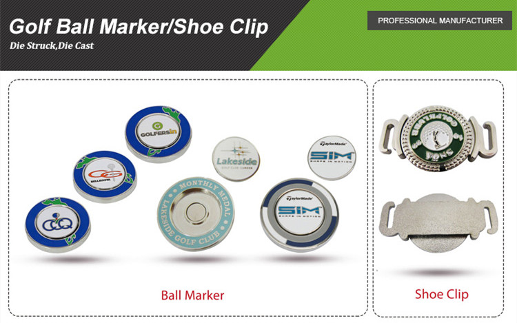 golf ball marker hat clip AQ PINS & GIFTS