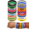 Wholesale Custom Fashion Printed Logo Silicone Wristband