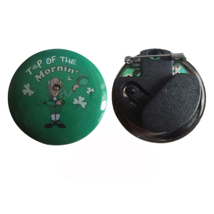 Hot Sell Bespoke LED Flashing Light Up Tin Button Badge