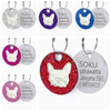Personalized Metal Fashion Round Dog Tag With Pet Name/Phone