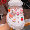 Removable Cartoon Cute PVC Crocs Charm Decoration For Shoes