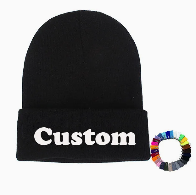 2025 Wholesale Embroidery Custom Logo Winter Knitted Cap