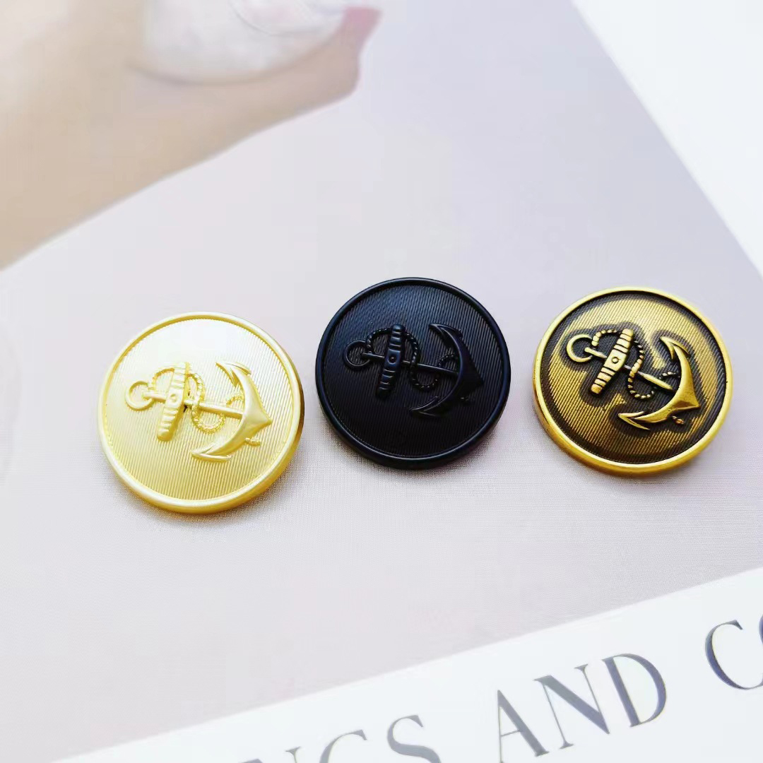 Navy Anchor Buttons 