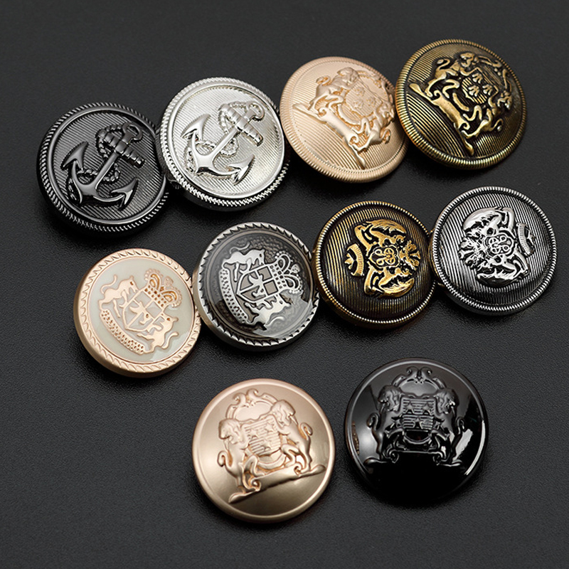 Navy Anchor Buttons 
