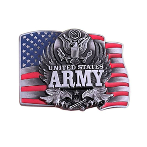 Souvenir Gift Personalized US Military Army 3D Belt Buckle 