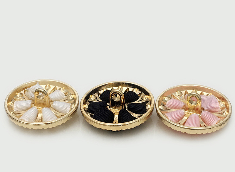 Rhinestone Metal Buttons