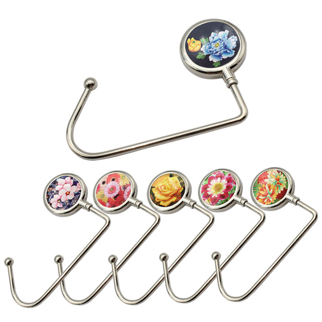 Removable Zinc Alloy Handbag Hook with Custom Logo