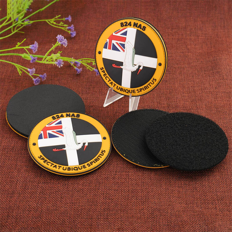 Custom PVC patch with 3D raised design by AQ PINS & GIFTS