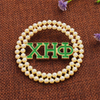 Personalized Chi Eta Phi Nurse Jewelry Rhinestone Brooch